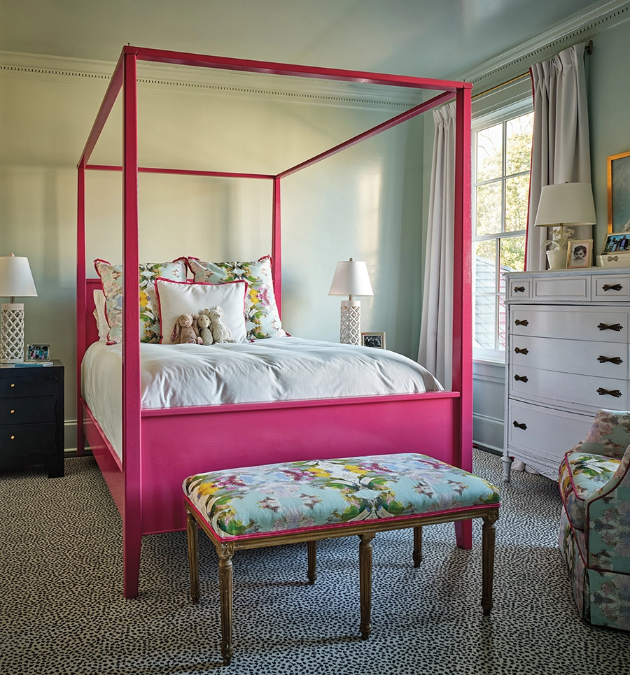 Younger daughter’s room at the Horstman home