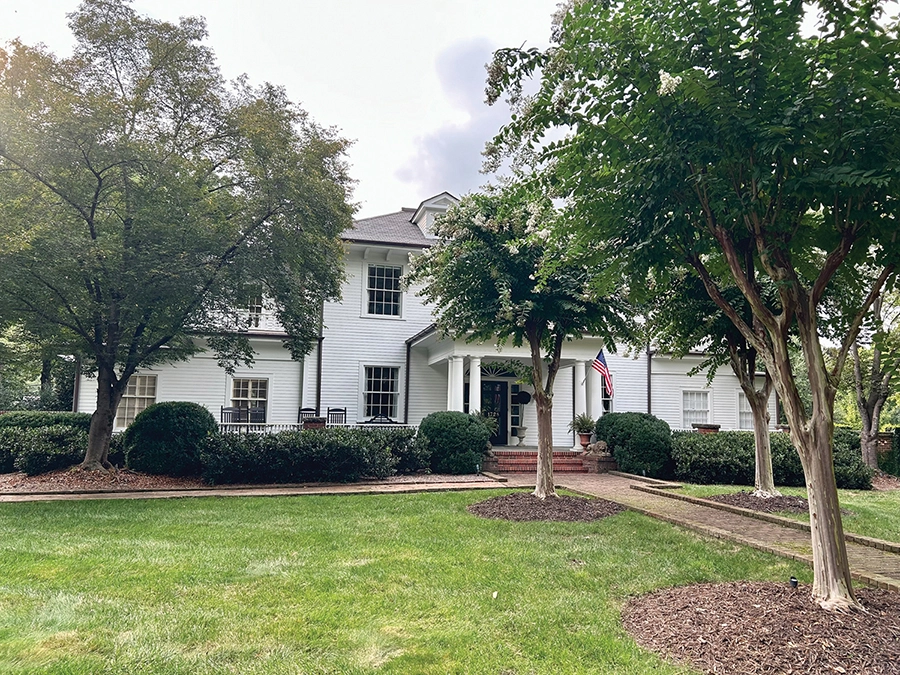 Exterior of the Horstman home