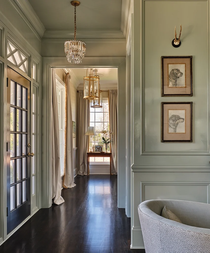 Back hallway at the Horstman home