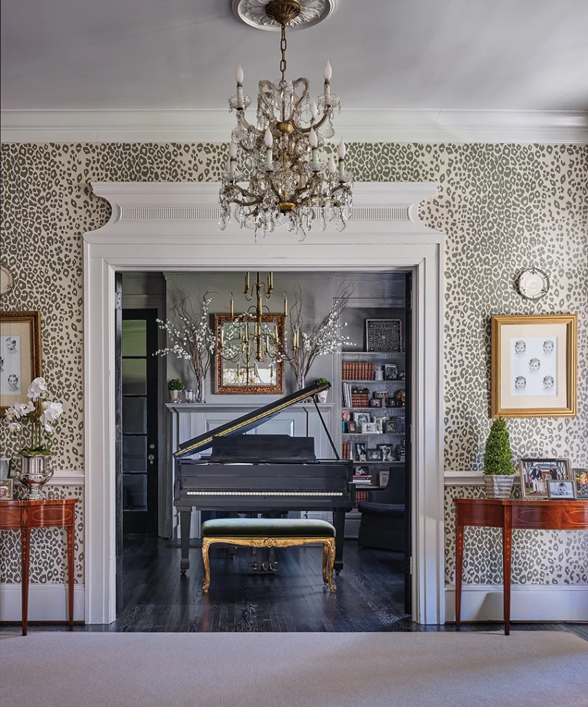 Entry hall at the Horstman home