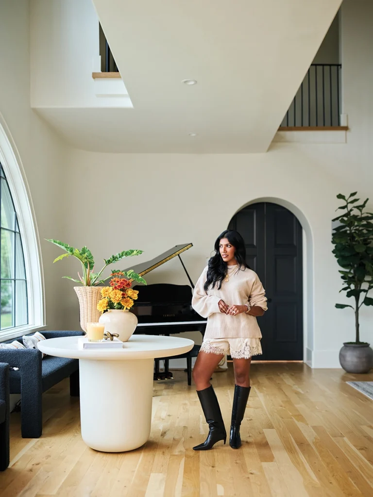 Vidya Gopalan in foyer