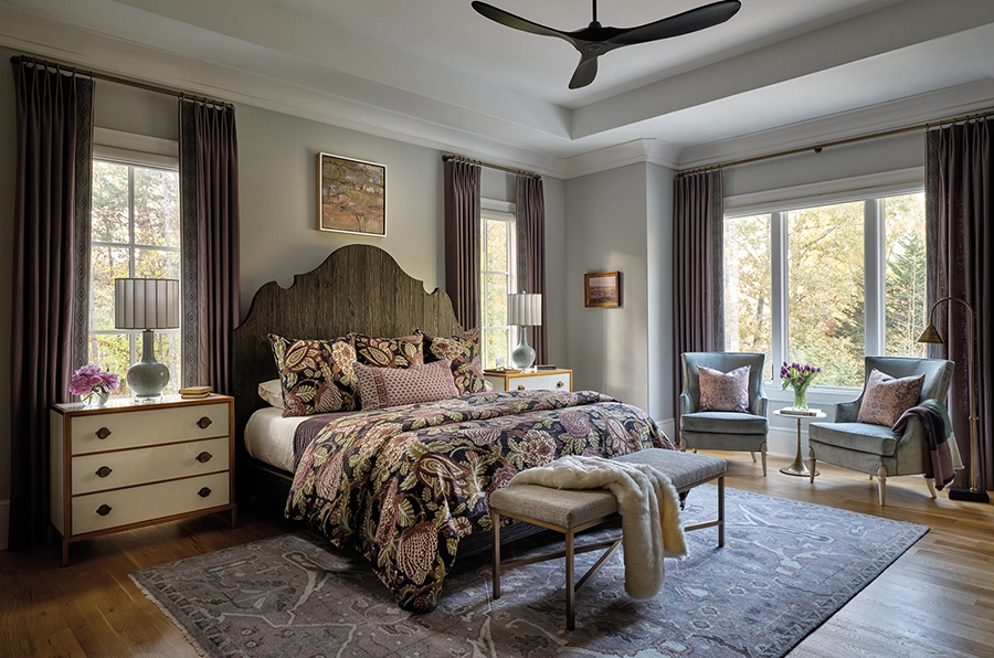 Primary bed of Matthews home