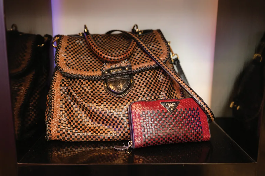 Designer bags at Bespoke Interiors