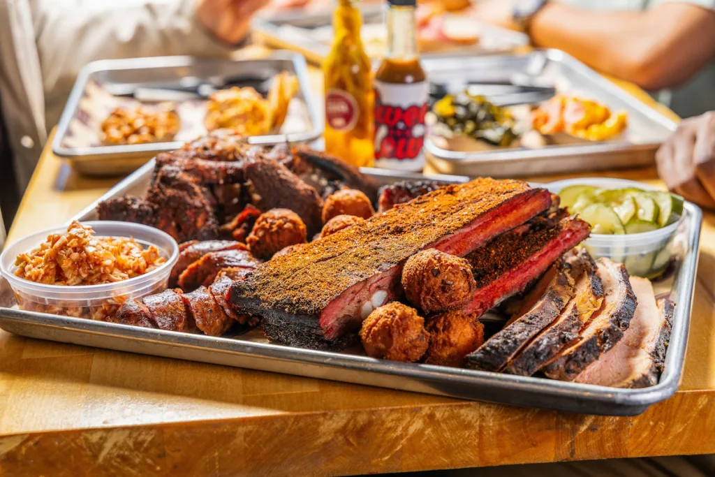 Photograph by Peter Taylor for Savor Charlotte, depicting Sweet Lou's BBQ