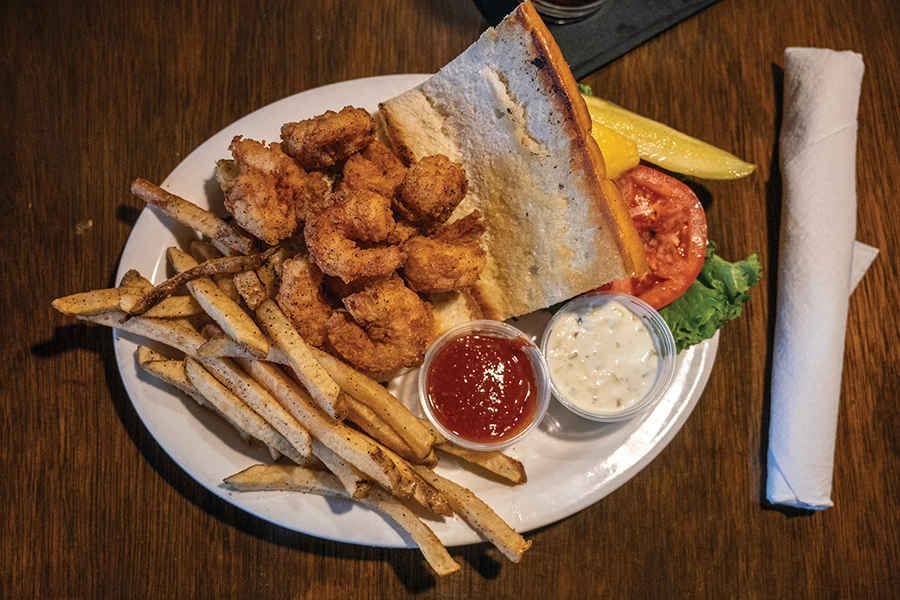 Fenwick's shrimp po' boy