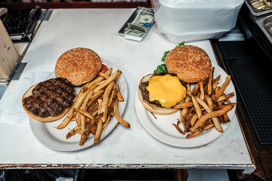 Fenwick's burgers and fries