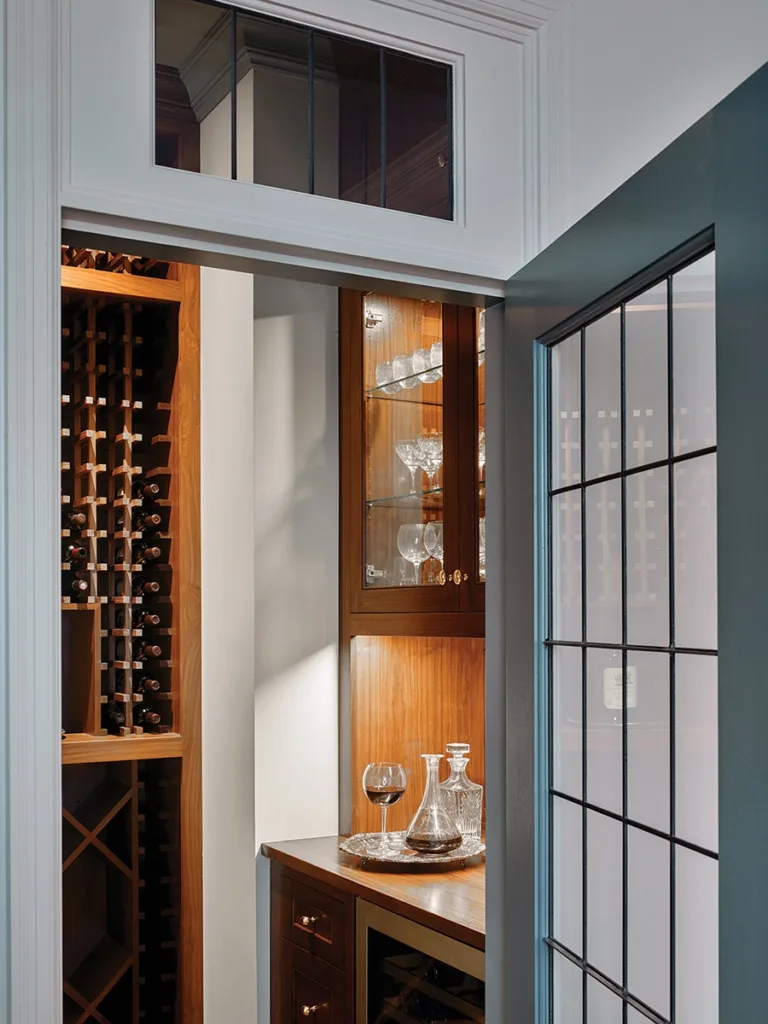 Myers Park home's wine room designed by Nashville designer Becky Nielsen