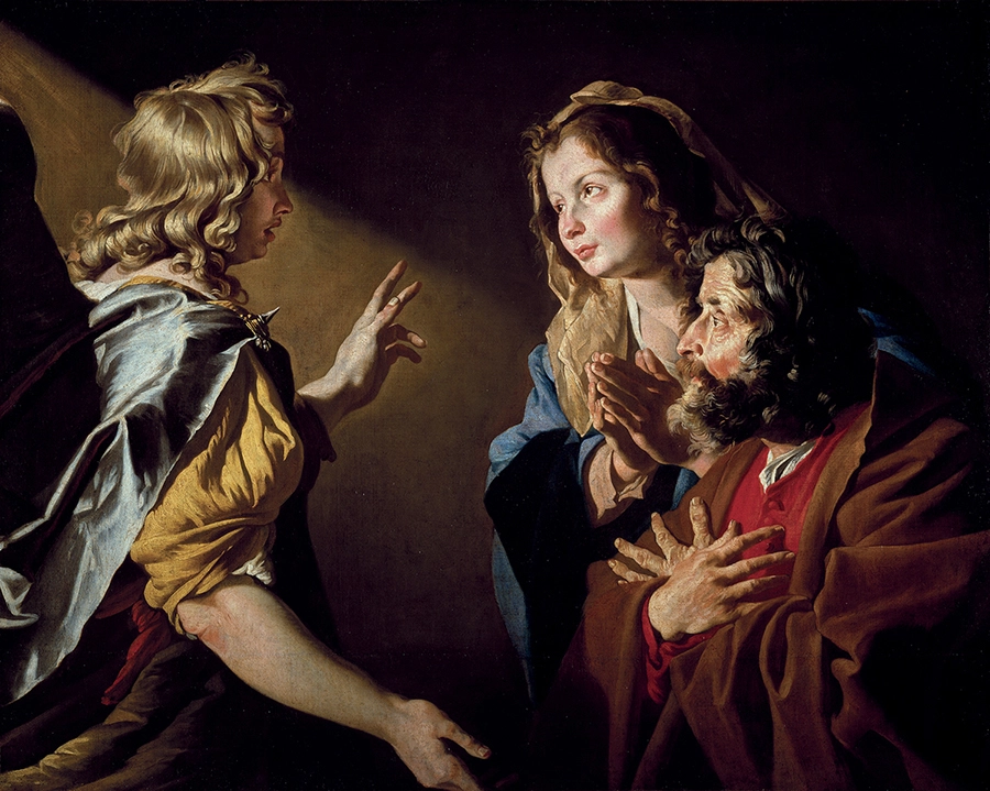 Annunciation of Samson’s birth by Matthias Stom